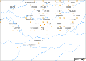 map of Aumi