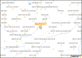 map of Aumont