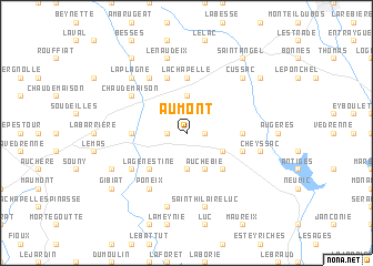 map of Aumont