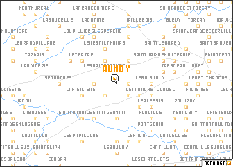 map of Aumoy