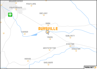 map of Aumsville