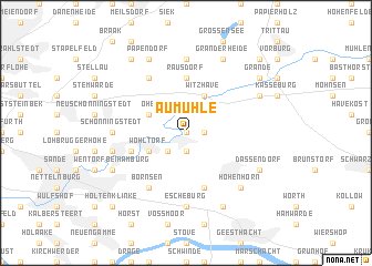 map of Aumühle