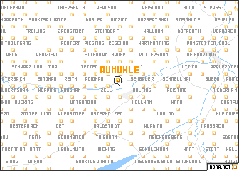 map of Aumühle