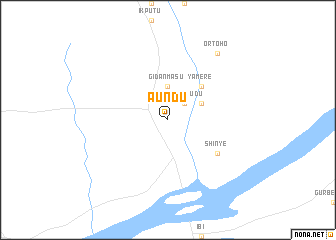 map of Aundu