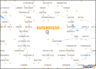 map of Aungbangon