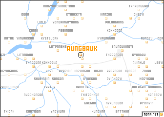 map of Aungbauk