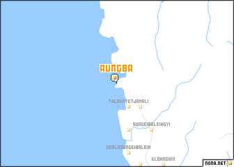 map of Aung Ba