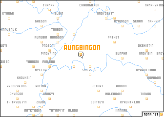 map of Aungbingon