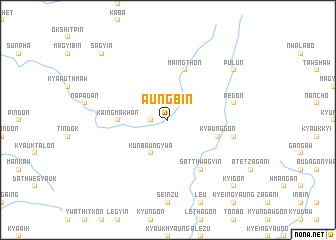 map of Aungbin