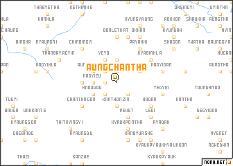 map of Aungchantha