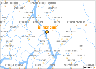 map of Aungdaing