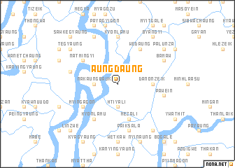 map of Aungdaung