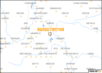 map of Aunggyantha