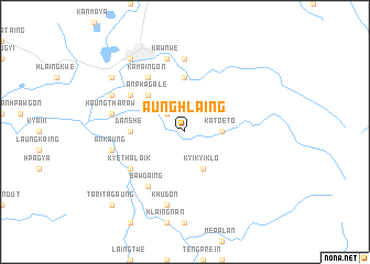 map of Aunghlaing