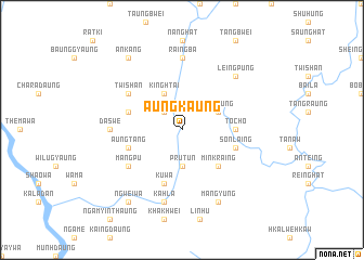 map of Aung Kaung