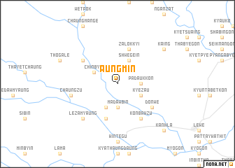 map of Aungmin