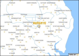 map of Aungmye