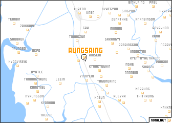 map of Aungsaing