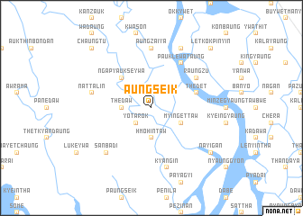 map of Aungseik