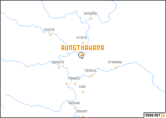 map of Aungthawara