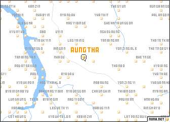 map of Aungtha
