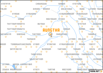 map of Aungtha