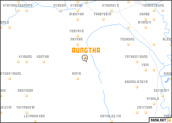 map of Aungtha