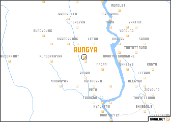 map of Aungya