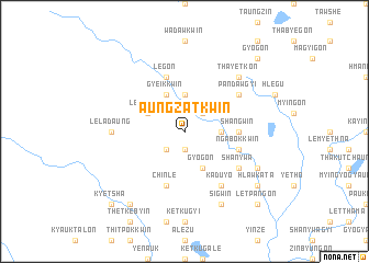 map of Aungzatkwin