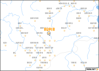 map of Aupia