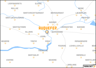 map of Auquefer