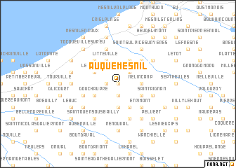 map of Auquemesnil