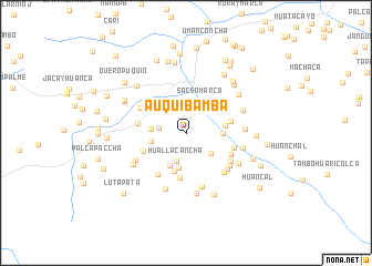 map of Auquibamba