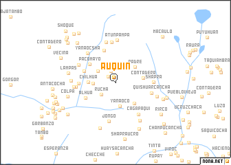 map of Auquin