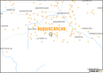 map of Auquiscancha