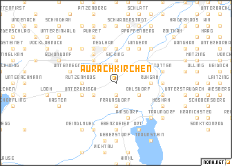 map of Aurachkirchen