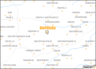 map of Auradou