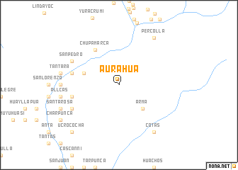 map of Aurahuá