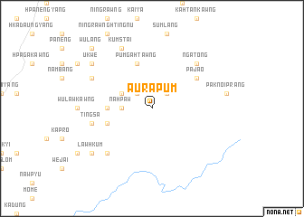 map of Aurapum