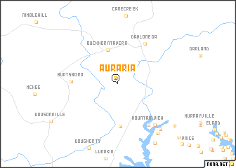 map of Auraria