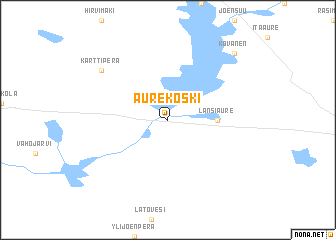 map of Aurekoski