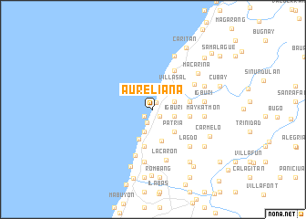 map of Aureliana