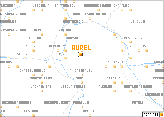 map of Aurel