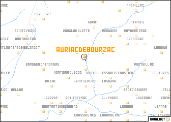 map of Auriac-de-Bourzac