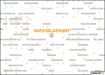 map of Aurich-Oldendorf