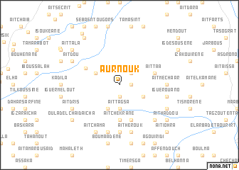 map of Aʼ urnoûk