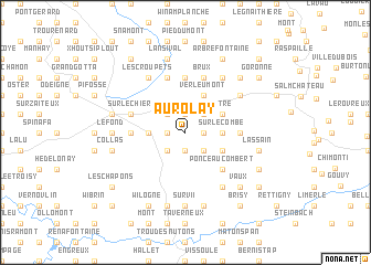 map of Au Rolay