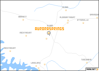 map of Aurora Springs