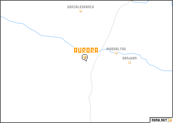 map of Aurora