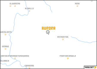 map of Aurora